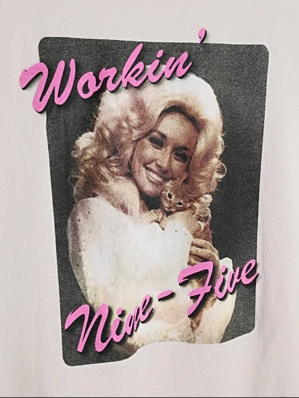 Dolly Parton T-shirt Medium Workin' Nine-Five - Picture 3 of 4